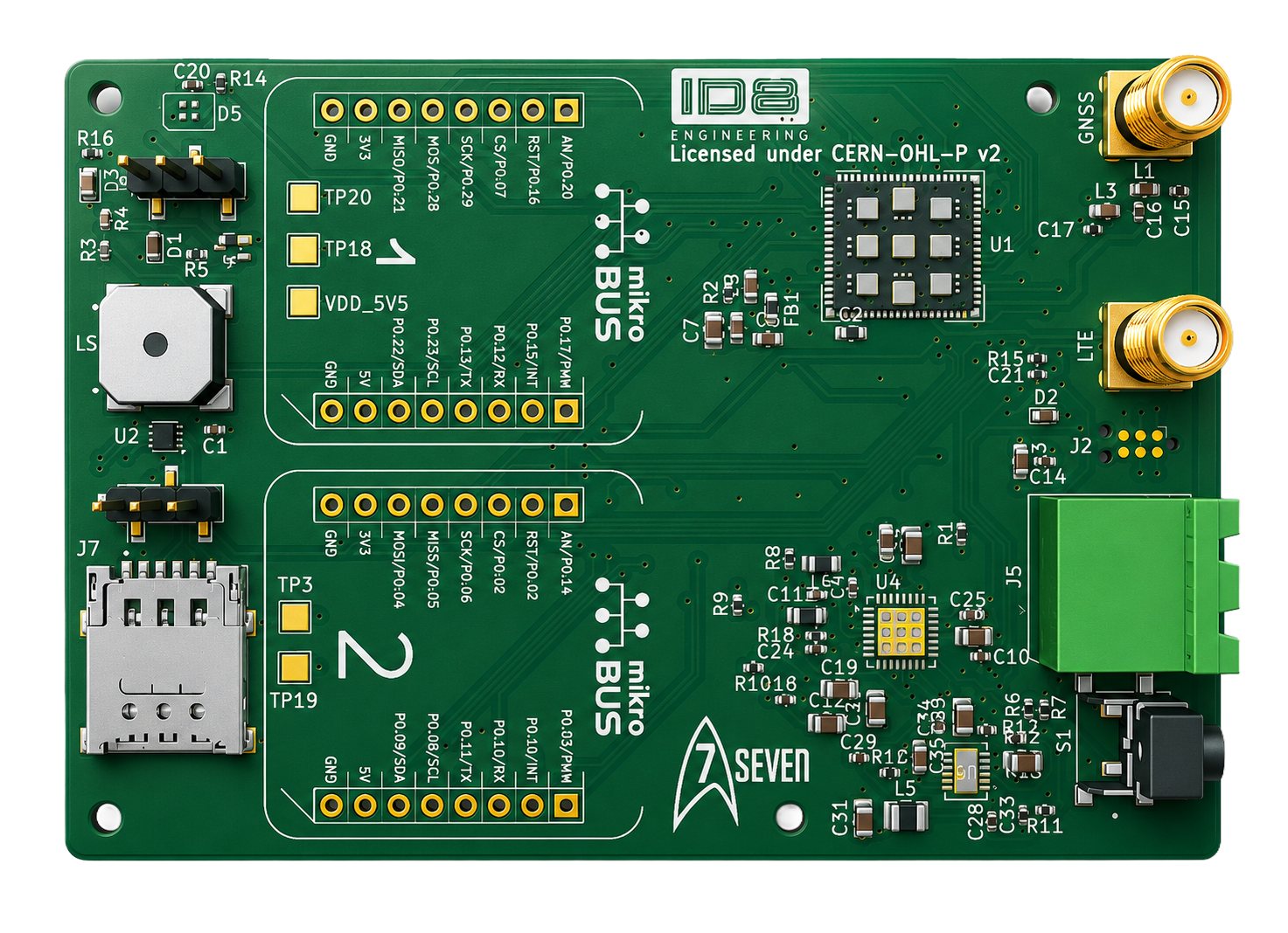 Seven nRF9151 Development Board